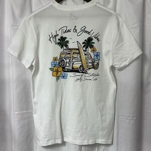 NWT Surf Style Gulf Shores Alabama Beach Travel Vacation Tee Medium High Tides